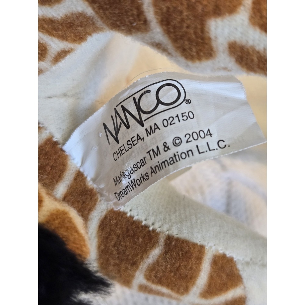 Madagascar Melman Giraffe Plush Nanco 2004 DreamWorks Stuffed Animal 18" - Picture 9 of 13